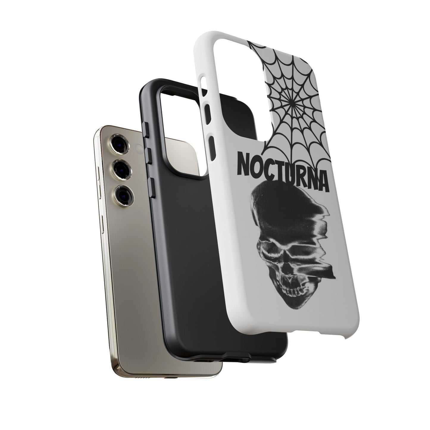 Nocturna Skull Phone Case - Tough & Edgy Design for Gothic Style