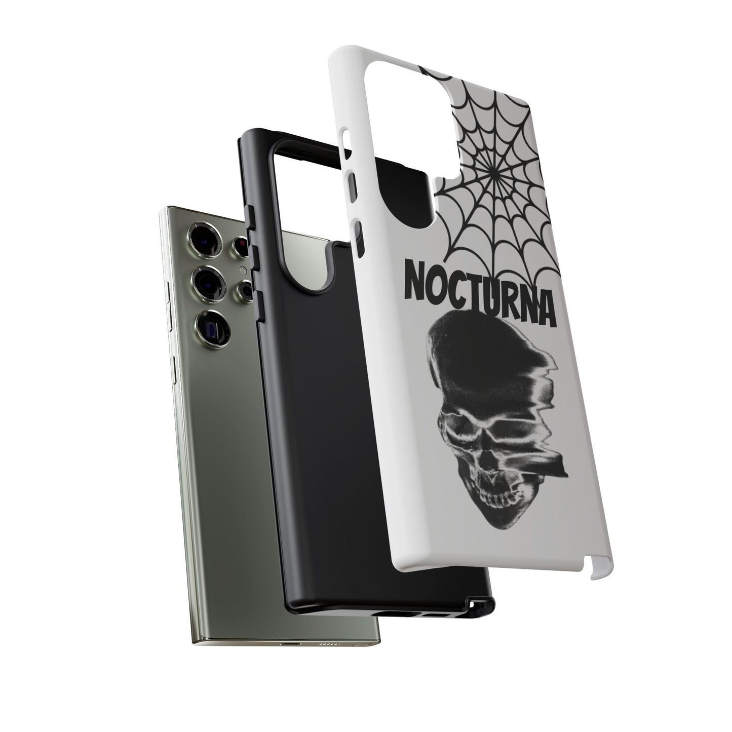 Nocturna Skull Phone Case - Tough & Edgy Design for Gothic Style