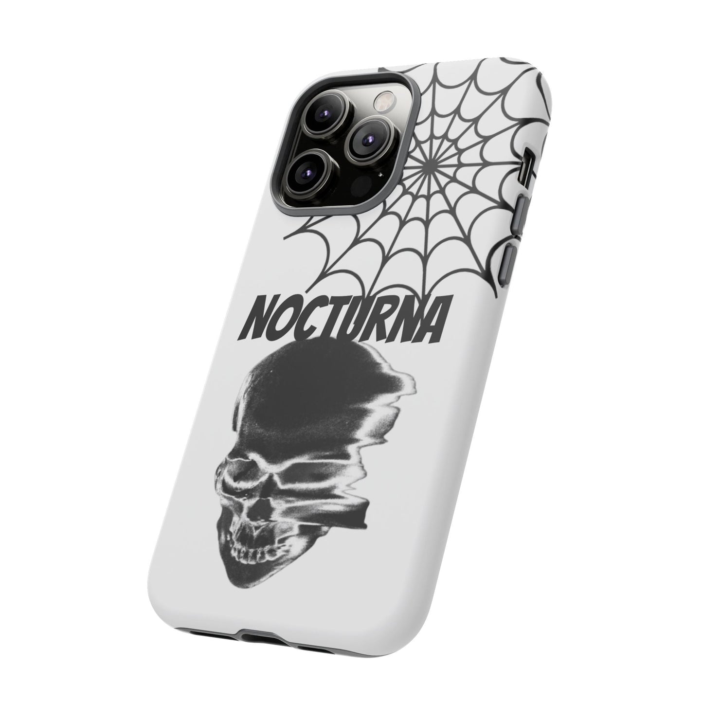 Nocturna Skull Phone Case - Tough & Edgy Design for Gothic Style