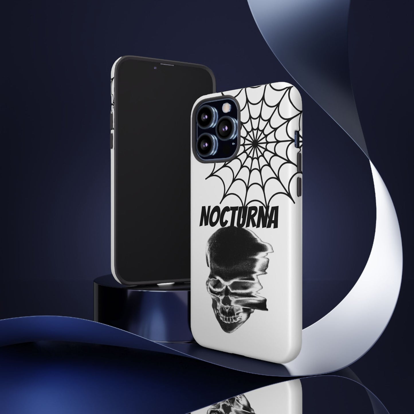 Nocturna Skull Phone Case - Tough & Edgy Design for Gothic Style