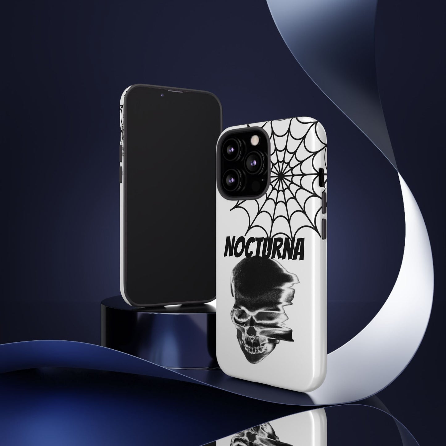Nocturna Skull Phone Case - Tough & Edgy Design for Gothic Style