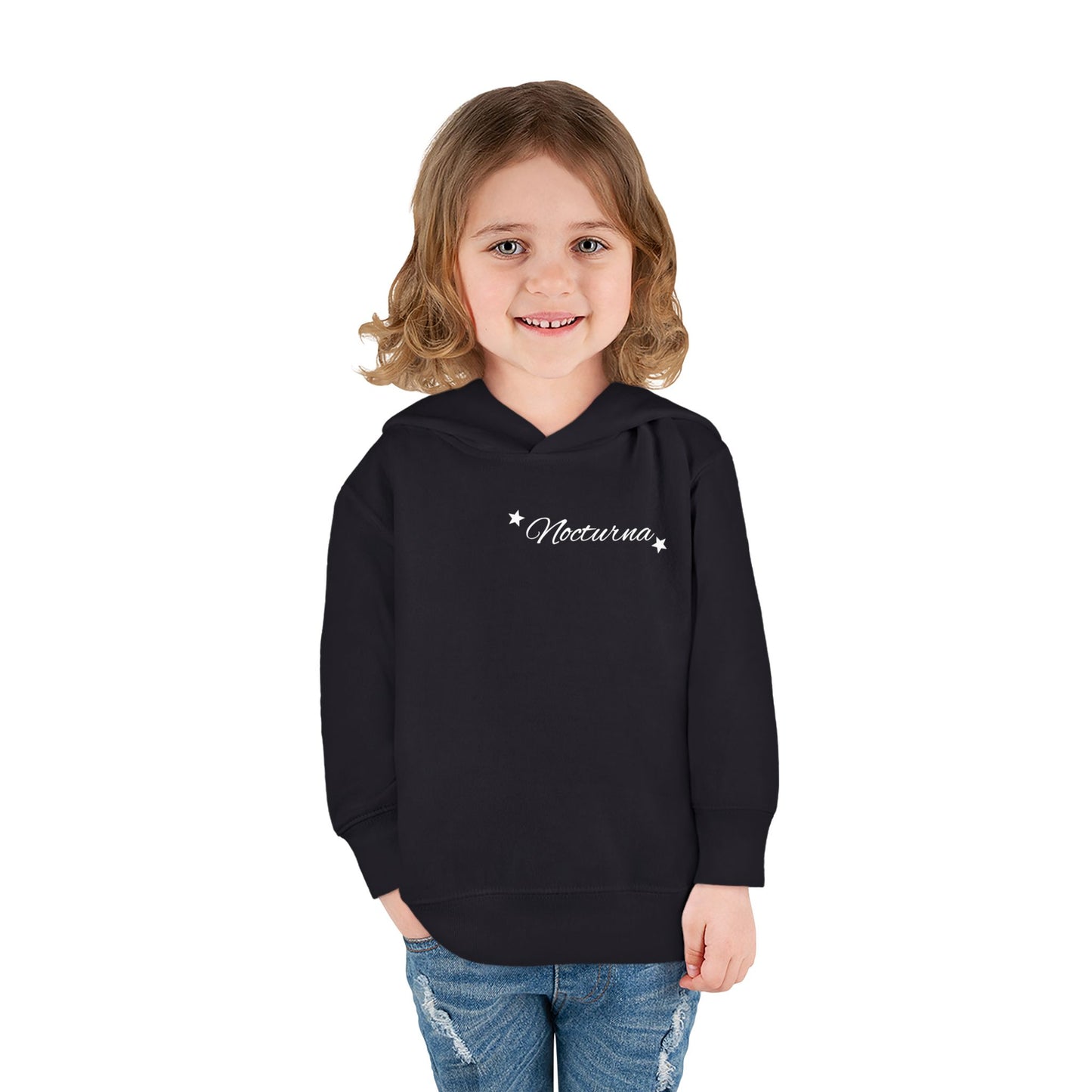 Nocturna Toddler Pullover Fleece Hoodie - Cozy Bat Themed Kids Wear