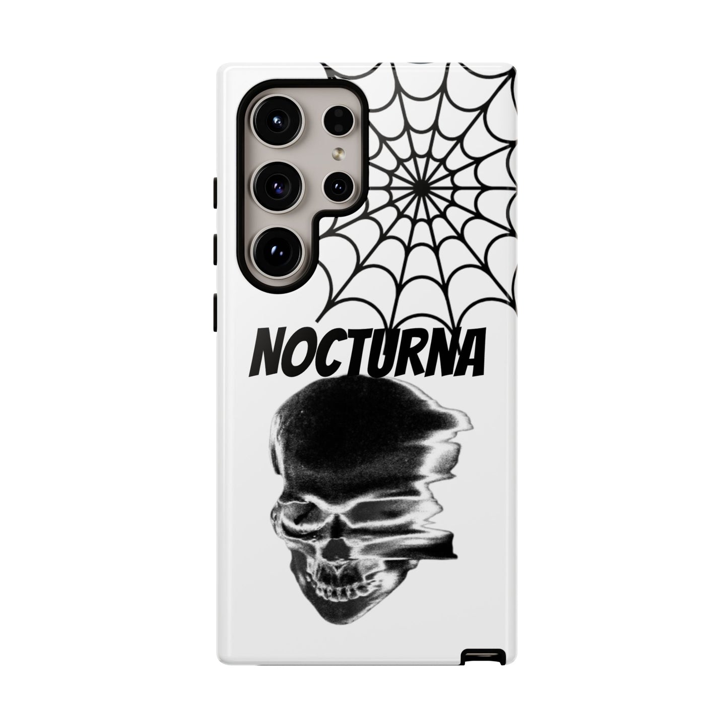 Nocturna Skull Phone Case - Tough & Edgy Design for Gothic Style