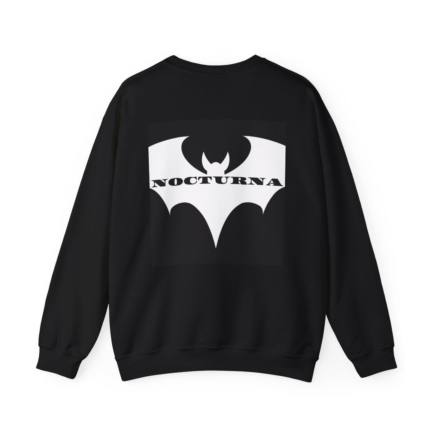 Nocturna Skull & Bat Unisex Crewneck Sweatshirt - Edgy Streetwear