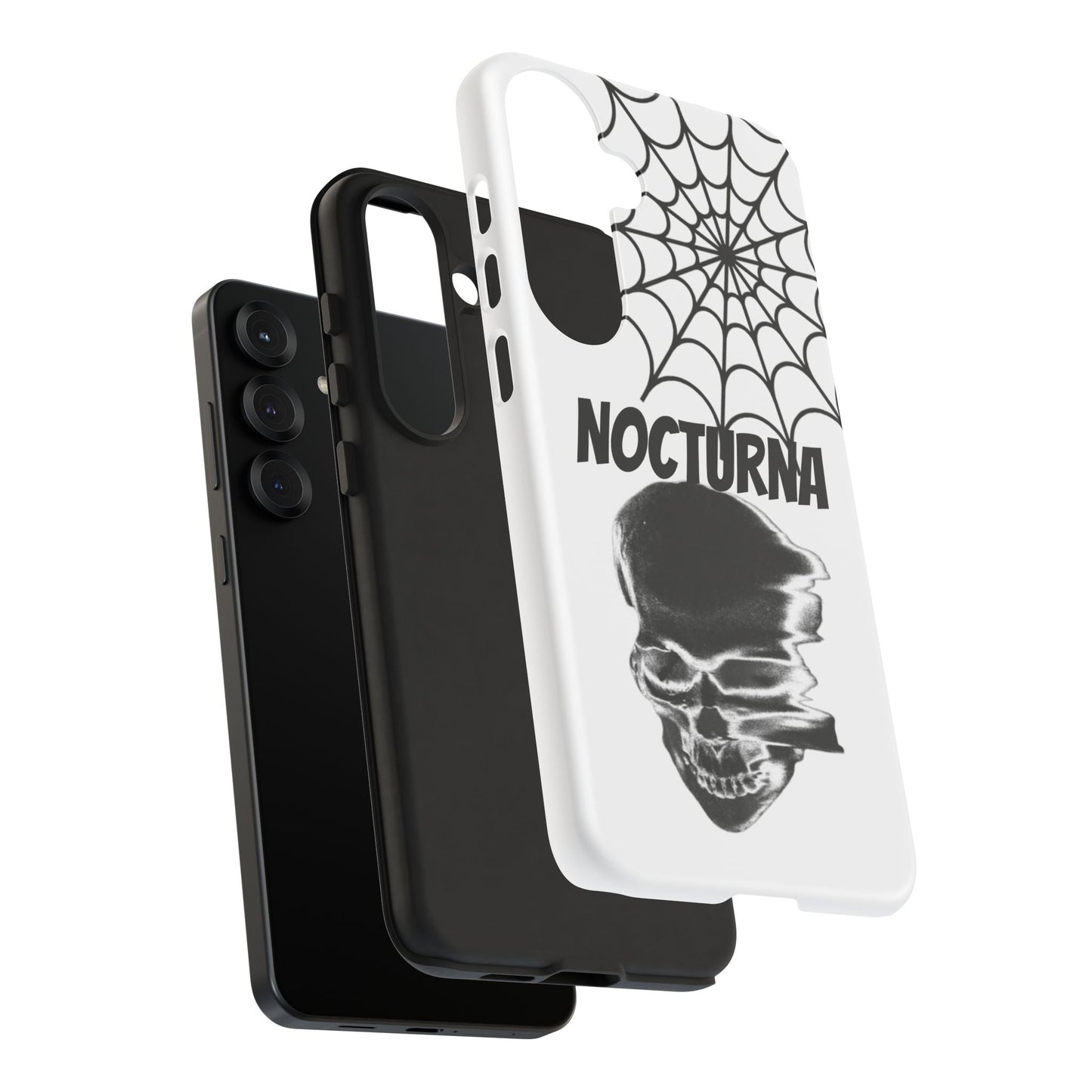 Nocturna Skull Phone Case - Tough & Edgy Design for Gothic Style