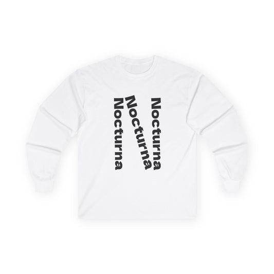 Nocturna Unisex Ultra Cotton Long Sleeve Tee - Stylish and Unique Graphic Tee for Night Lovers