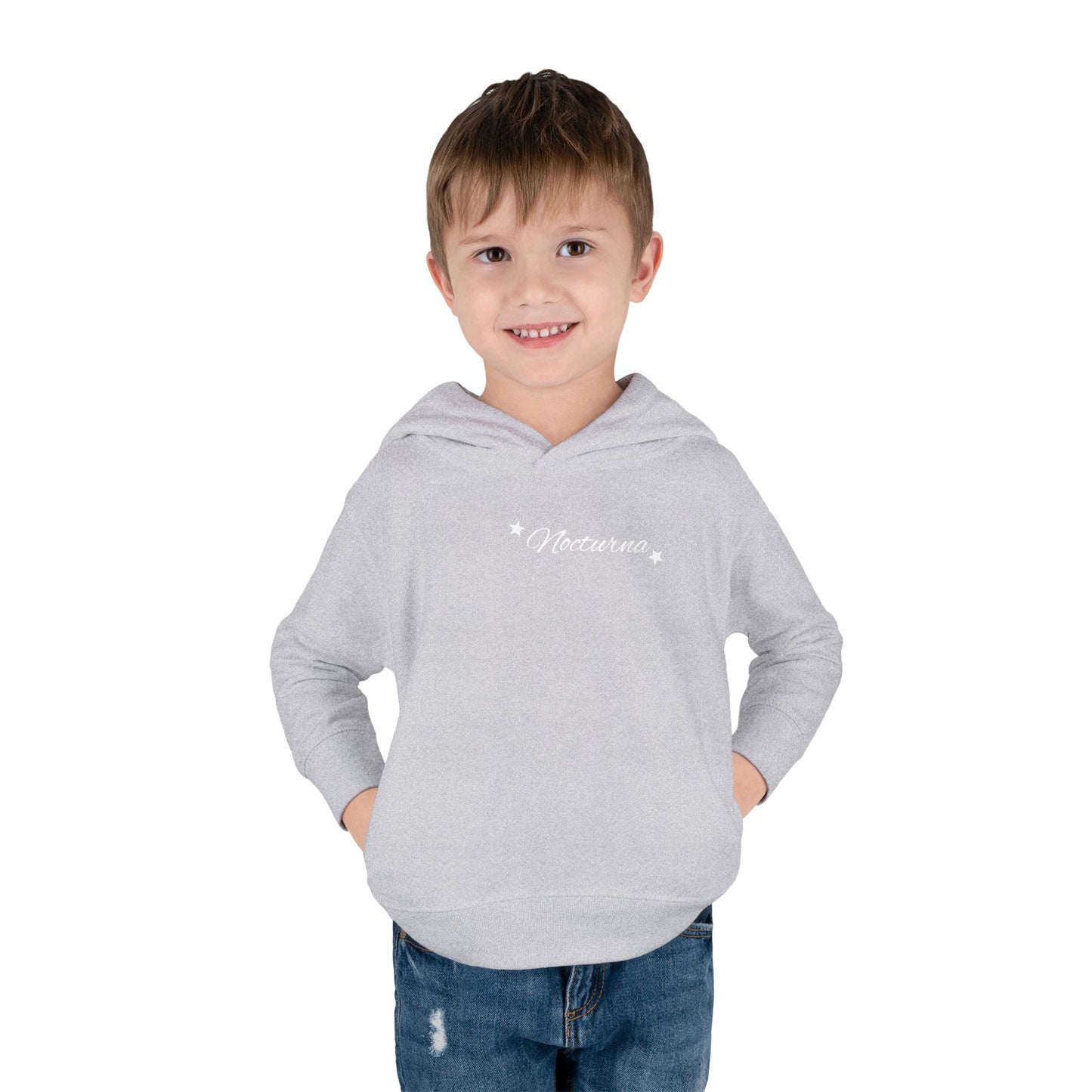 Nocturna Toddler Pullover Fleece Hoodie - Cozy Bat Themed Kids Wear