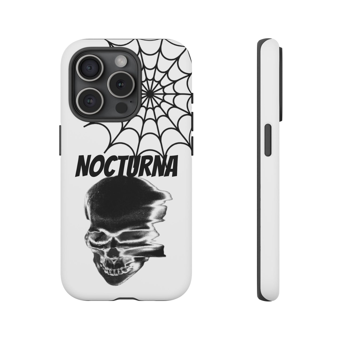 Nocturna Skull Phone Case - Tough & Edgy Design for Gothic Style