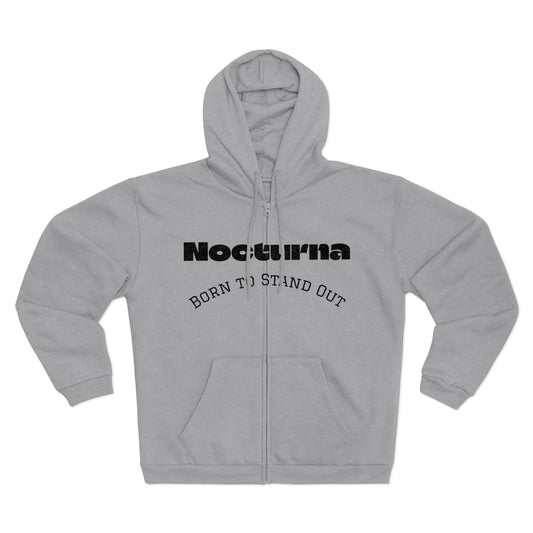 Nocturna Bat Zip Hoodie, Unisex Casual Wear, Halloween Theme, Edgy Gift for Teens, Cozy Outdoor Apparel