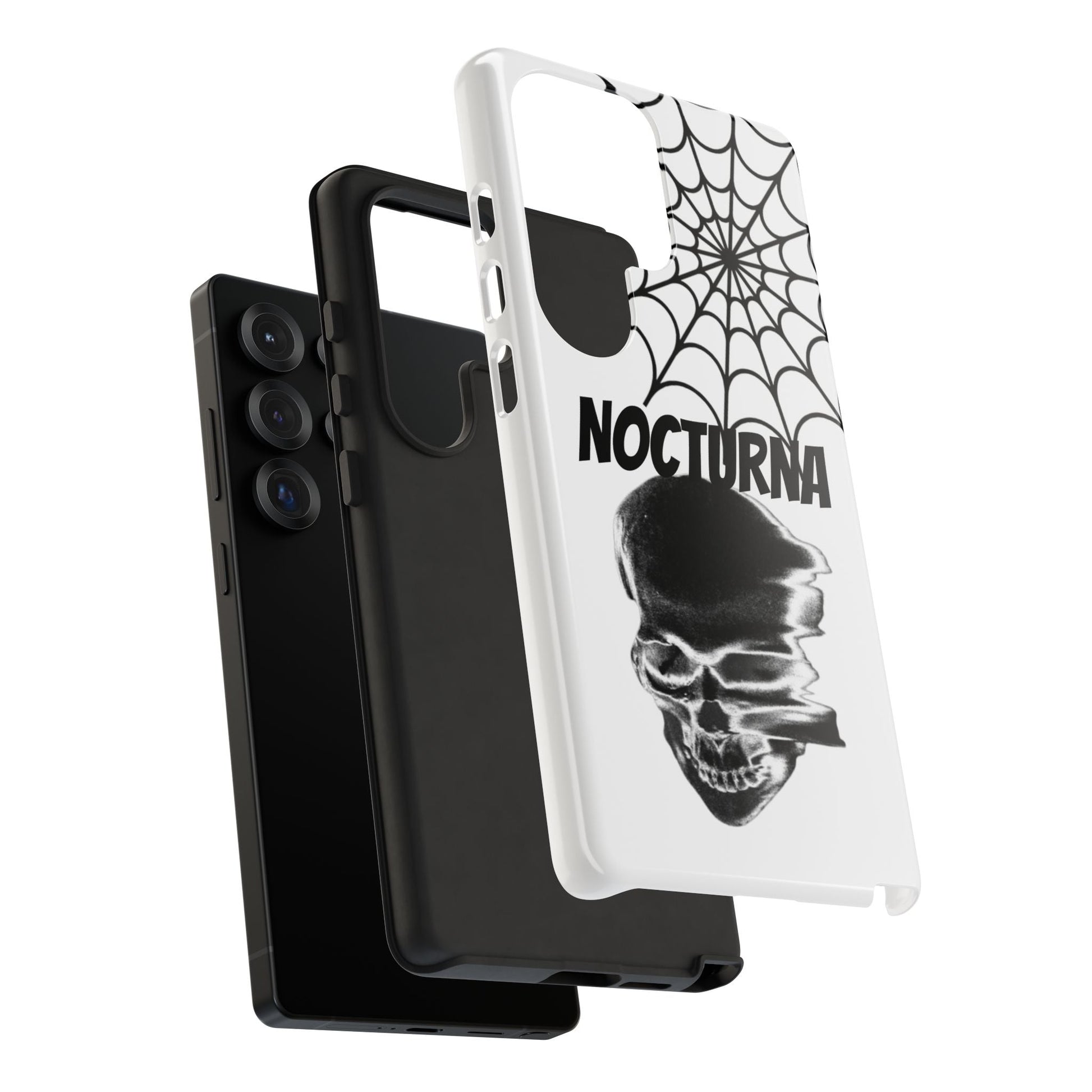 Nocturna Skull Phone Case - Tough & Edgy Design for Gothic Style