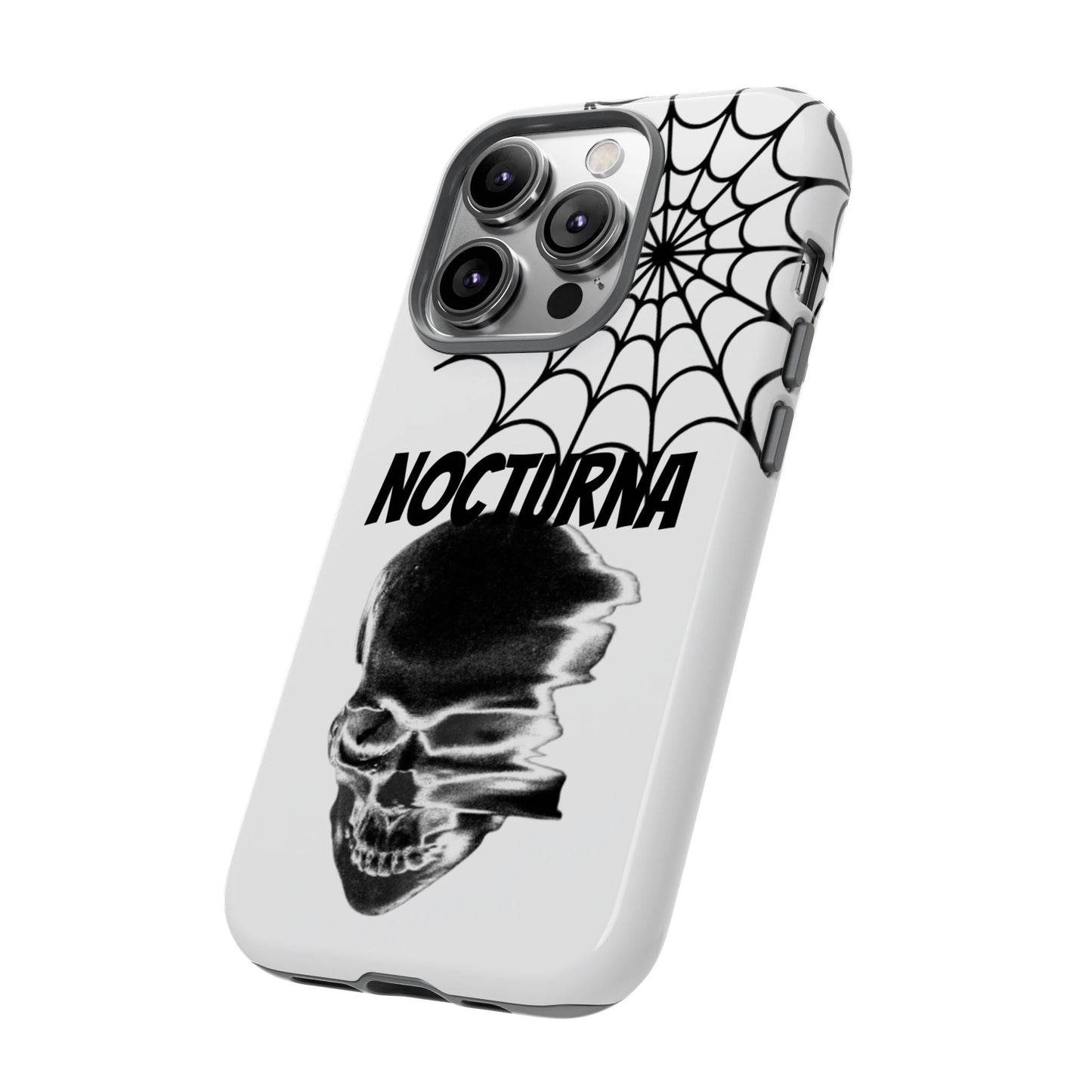 Nocturna Skull Phone Case - Tough & Edgy Design for Gothic Style