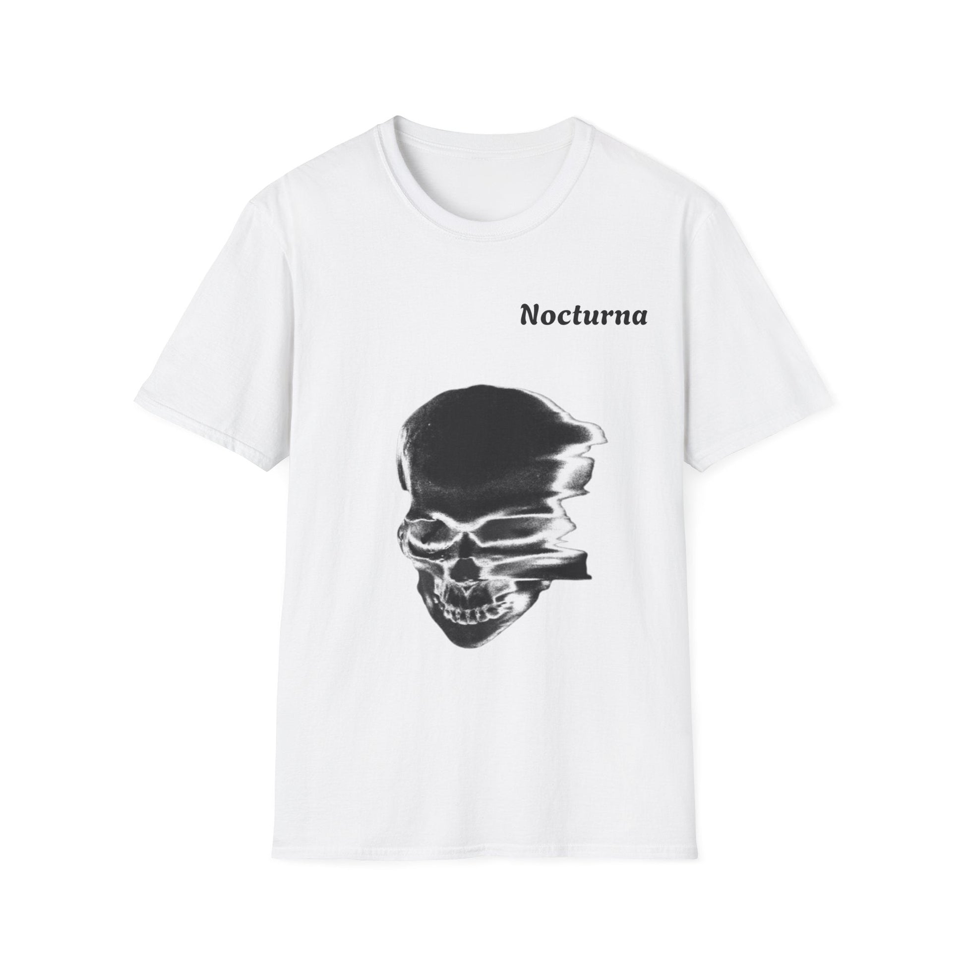 Nocturna Graphic T-Shirt for Trendsetters - Edgy Skull Design